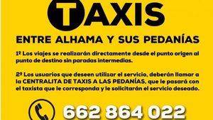 VÍDEO El servicio de taxis y pedanías sigue en funcionamiento