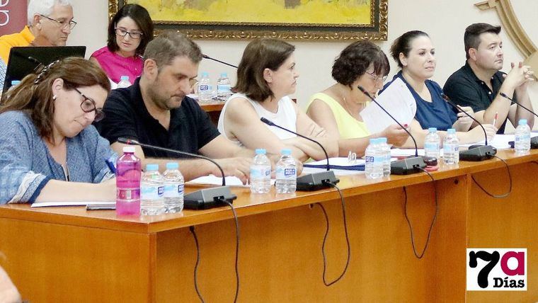 Ediles del PP, en el Pleno de julio