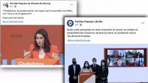 PP de Alhama y Librilla reaccionan a la moción de censura Cs-PSOE