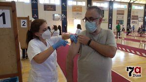 VÍD. Alhama completa la inmunización de los mayores de 50 años