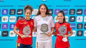 Fresneda, subcampeona y pichichi del Europeo de Fútbol Playa