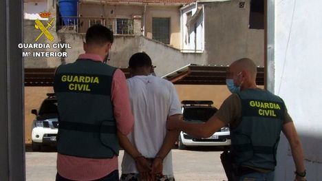FOTOS En prisión el 'tironer' de Totana detenido por la G. Civil