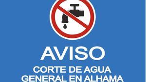 Corte general de agua en Alhama mañana jueves 22 de julio