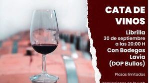 Librilla acoge el próximo jueves día 30 una cata de vinos