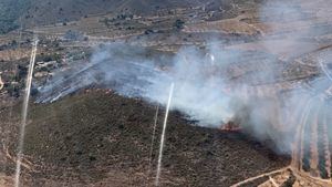 Los Bomberos dan por controlado un incendio forestal en Mazarrón