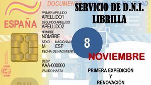 Nueva cita para renovar o solicitar por primera vez el DNI en Librilla