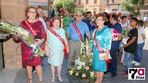 VÍDEO y FOTOS Emotiva ofrenda floral y misa a la Patrona de Alhama