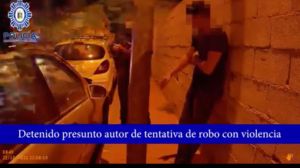 Detenido tras un intento de robo con violencia