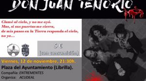 Confirmado: Don Juan Tenorio visita Librilla el viernes 12