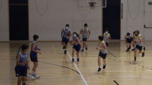 Los alevines debutan con victoria frente a Maristas (66-32)