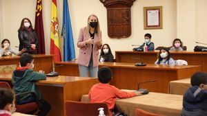 FOTOS Los alumnos de 3º del S. Espuña visitan el Ayuntamiento