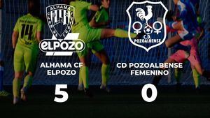 El Alhama CF le mete una manita al CD Pozoalbense (5-0)