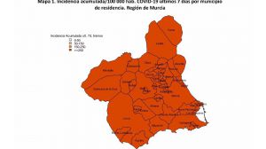 Alhama registra otro pico de la 6º ola este lunes