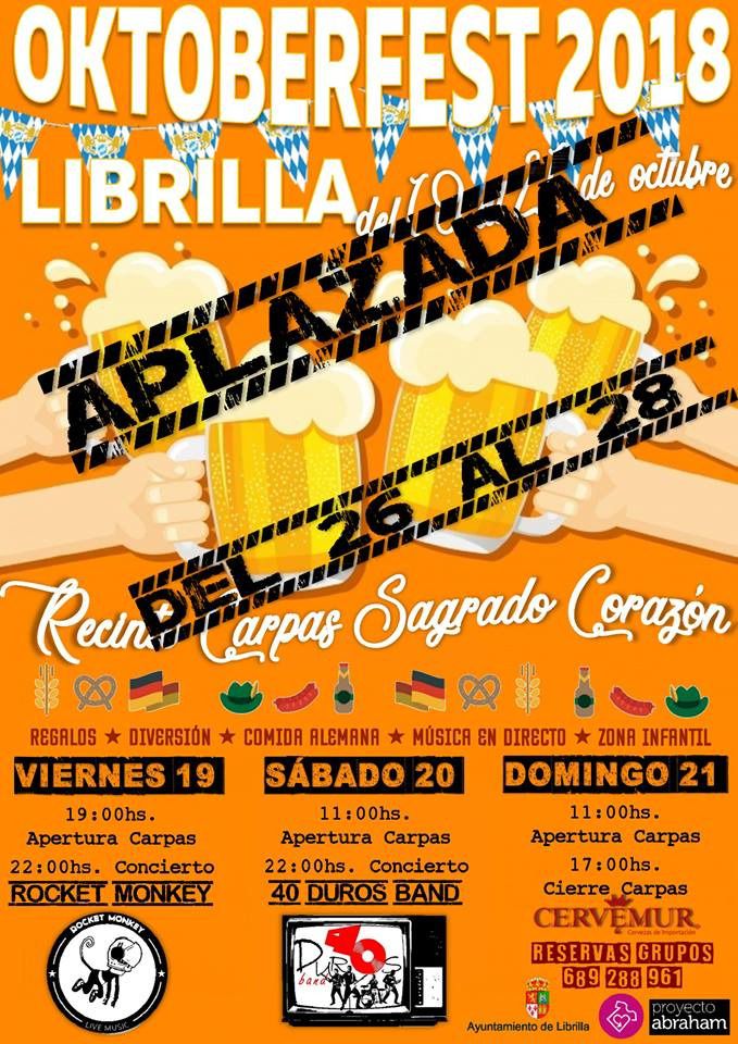 Librilla aplaza los actos del fin de semana por el riesgo de fuerte lluvia