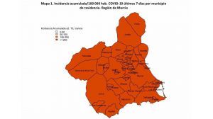 El ritmo de contagios se mantiene en Librilla: 24 este martes