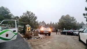 Cerrado el Morrón de Espuña en Totana por placas de hielo