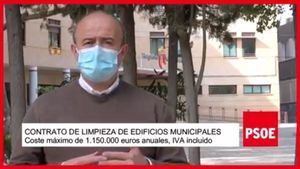 VÍD. PSOE Alhama alaba el trabajo técnico del contrato de limpieza de edificios públicos