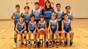 Reñido partido de los benjamines del CB Alhama