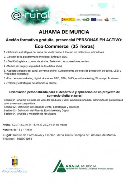 ASAJA organiza un curso de ecommerce