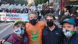 FOT Asociación de Ganaderos de Alhama, en la protesta de Murcia