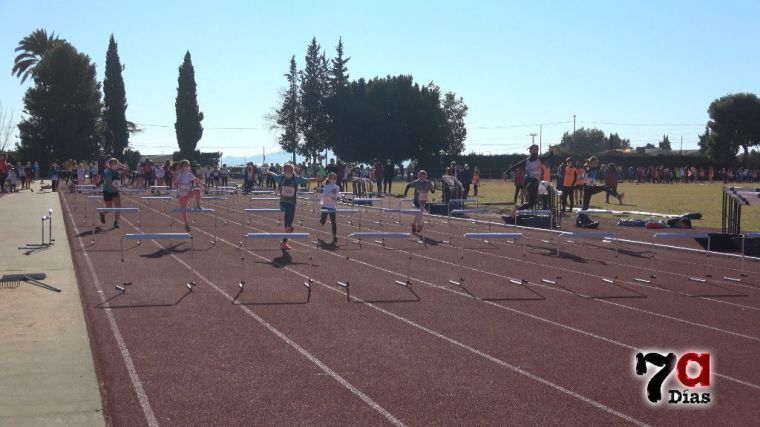 La pista de atletismo de Alhama se prepara para la gran final