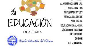 El Círculo organiza este viernes una mesa redonda de educación