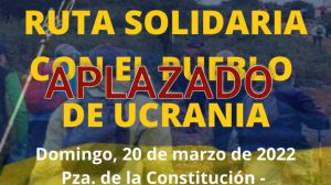 Aplazada la marcha solidaria con Ucrania del AlhamaCoym