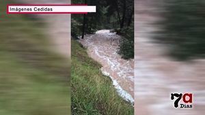 VÍDEO Así baja el río Espuña por la zona de Carmona