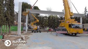 VÍDEO Avanza la nueva cubierta del CEIP Ginés Díaz-San Cristóbal