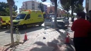 VÍDEO Aparatoso accidente en la Avenida Ginés Campos