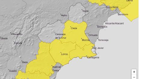 Alerta amarilla por lluvias este Miércoles Santo