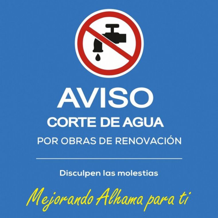 Mañana martes, corte de agua en algunas calles del Barrio