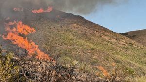 Se calcula que el incendio de Mazarrón ha afectado a unas 35 hectáreas