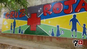 V/F Cruz Roja Alhama ya tiene su mural al lado de su sede