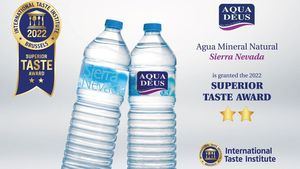 Aquadeus Sierra Nevada consigue dos estrellas en los Superior Taste Awards