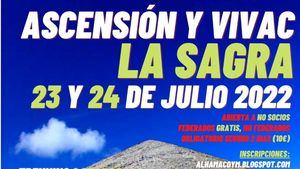 Alhama Coym organiza la ascención y Vivac La Sacra