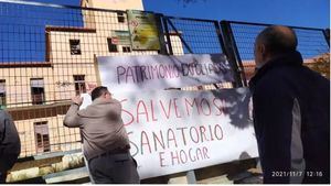 La alcaldesa alerta del riesgo de derrumbe el sanatorio de S. Espuña