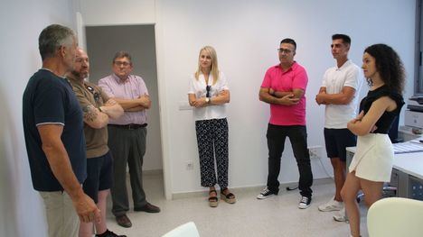 FOT. La alcaldesa valora la buena marcha del Centro Especial de Empleo