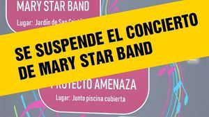 Suspendido el concierto esta noche de Mary Star Band