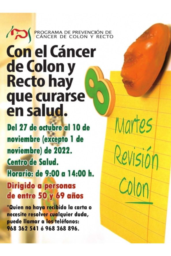 Nueva campaña de prevención del cáncer de colon