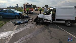 Herido grave en un accidente en la N-340 entre Alhama y Totana