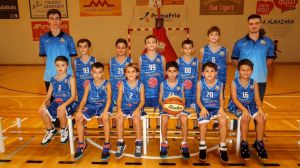 Los benjamines del CB Alhama van mejorando su juego