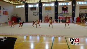 VÍD/FOT. Gimnastas de toda la Región, de torneo en Alhama