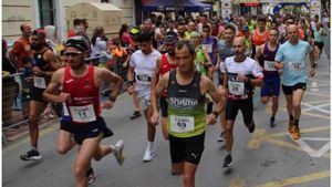 Miguel Ángel Lasso sube al podio en los 10K de Yecla