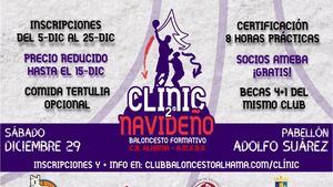 Baloncesto este sábado en el 2º Clínic Navideño CB Alhama - Ameba