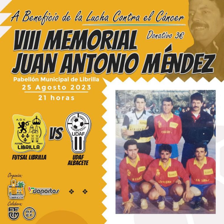 Librilla celebra el Memorial Juan Antonio Méndez el 25 de agosto