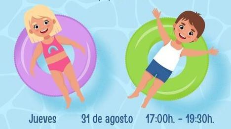Fiesta de despedida de la temporada de la piscina de verano
