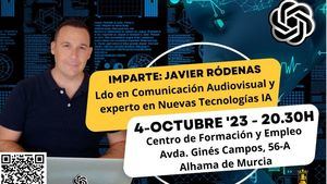 Taller gratuito de Inteligencia Artificial en Alhama