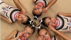 FOT. Las gimnastas de Areté, al Nacional de Pamplona