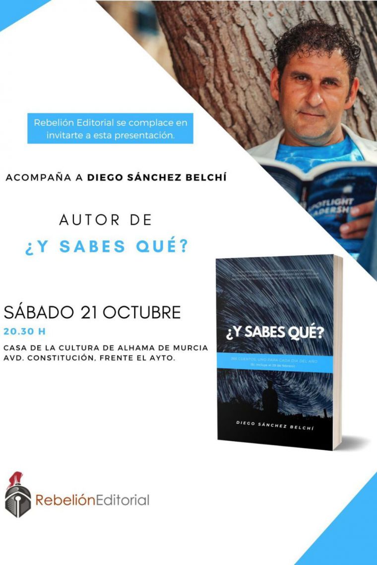 Diego Sánchez Belchí presenta '¿Y sabes qué?' este sábado